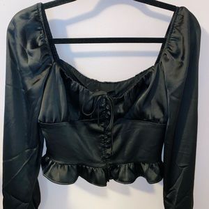 Black Long Sleeve Top